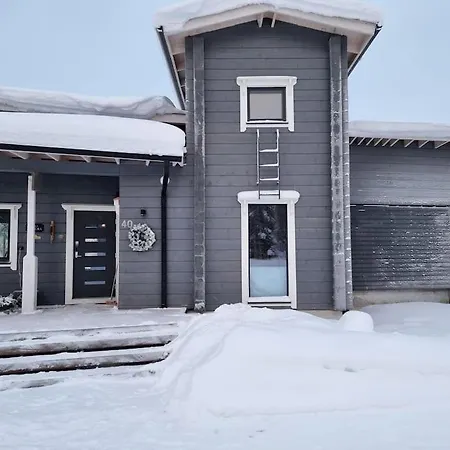 Eraemaajaerven Rannalla Taivalkoskella Villa Jokijärvi