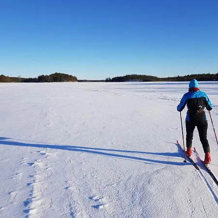 Βίλα Huvila Eraemaajaerven Rannalla Taivalkoskella Jokijärvi