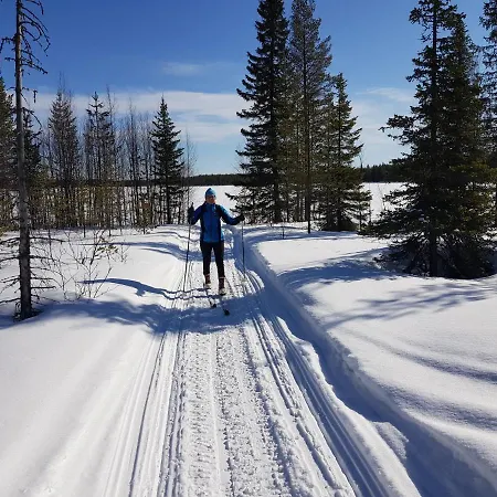 Huvila Eraemaajaerven Rannalla Taivalkoskella *