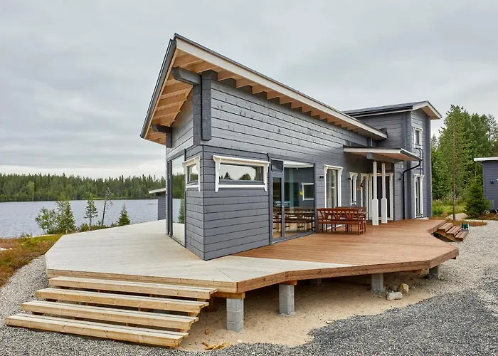 Eraemaajaerven Rannalla Taivalkoskella Вилла Йокиярви